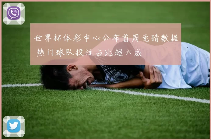 世界杯体彩中心公布首周竞猜数据 热门球队投注占比超六成